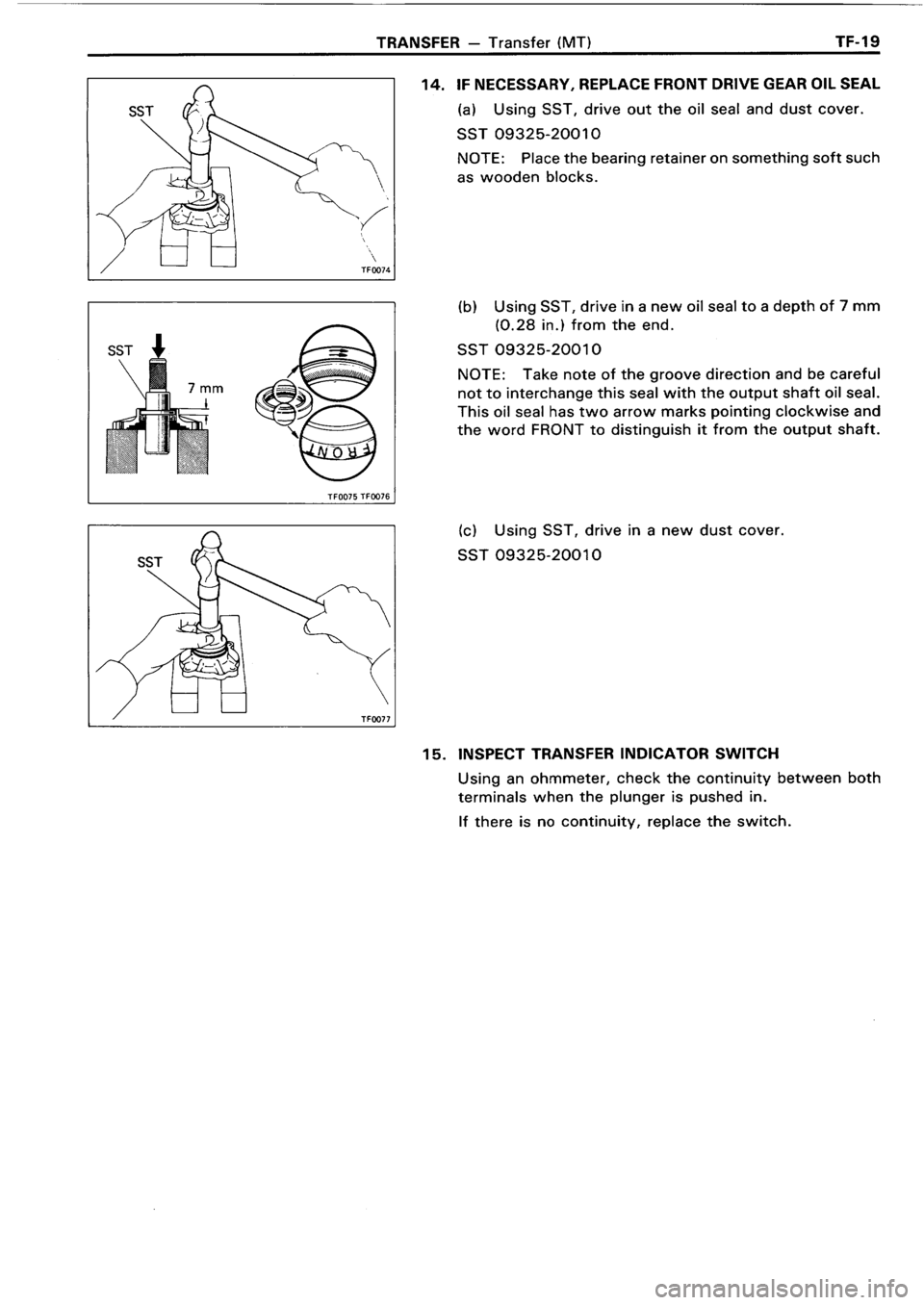 TOYOTA 4RUNNER 1986  Service Repair Manual 