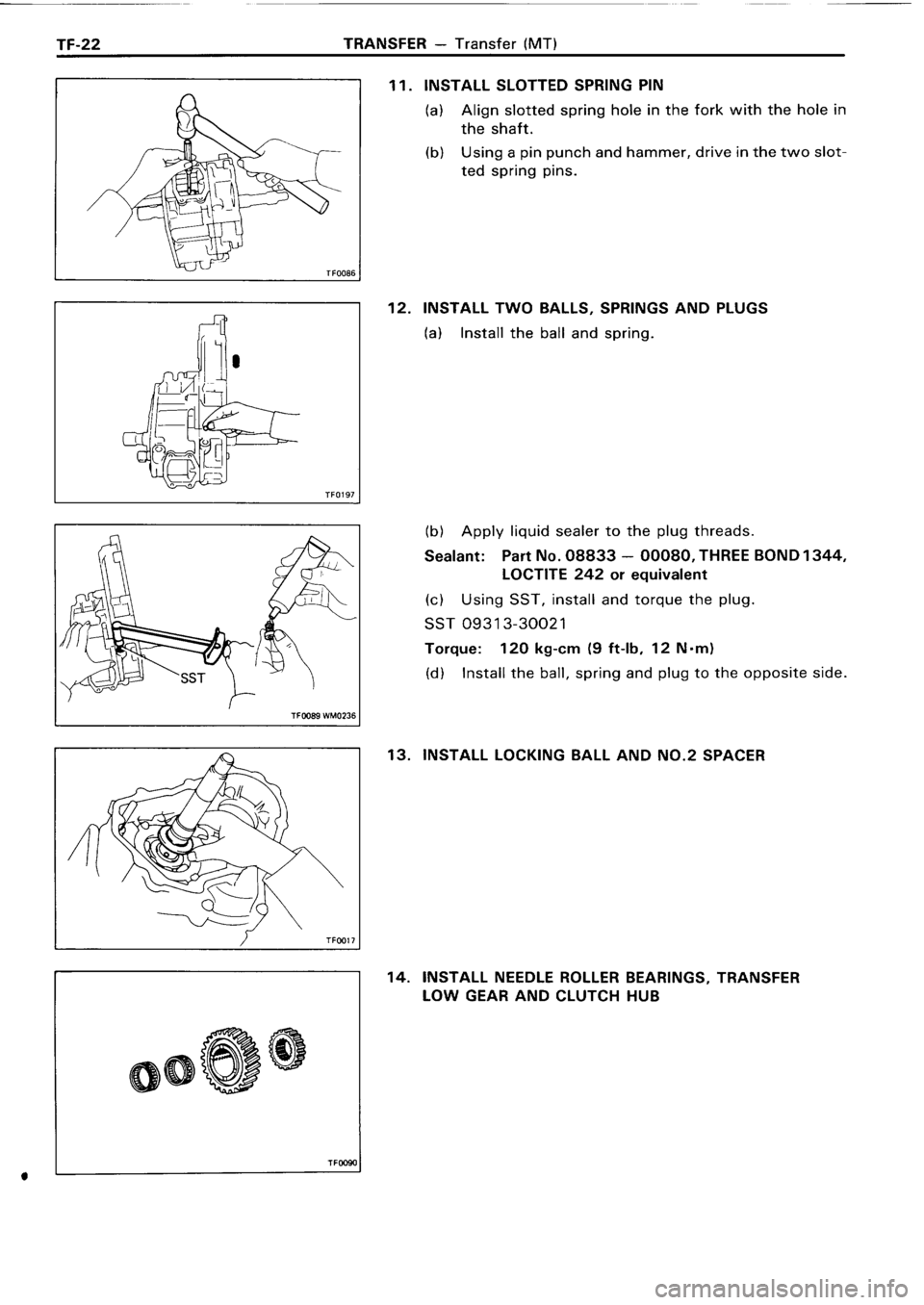 TOYOTA 4RUNNER 1986  Service Repair Manual 