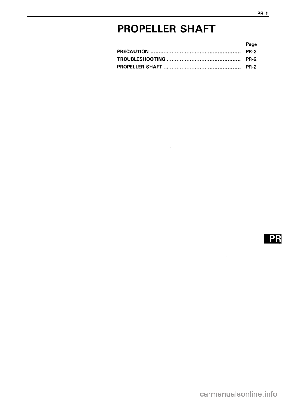 TOYOTA 4RUNNER 1986  Service Repair Manual 