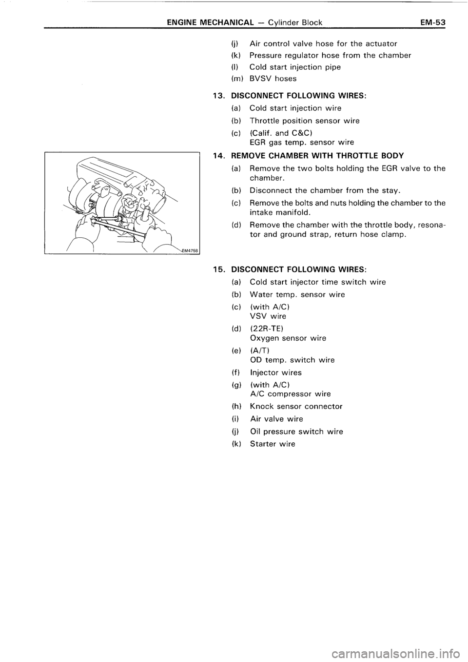TOYOTA 4RUNNER 1986  Service Repair Manual 