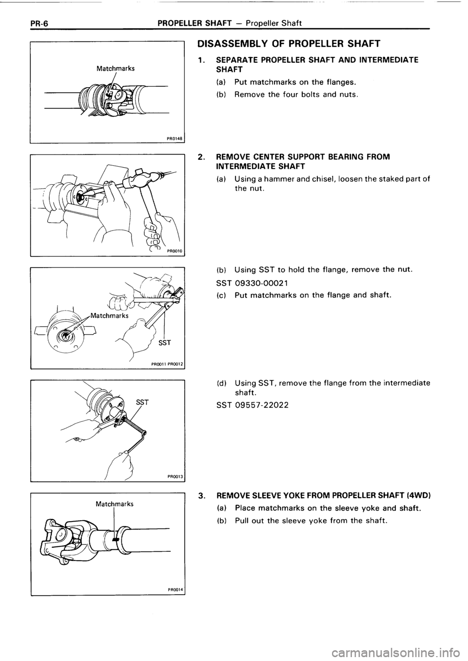 TOYOTA 4RUNNER 1986  Service Repair Manual 