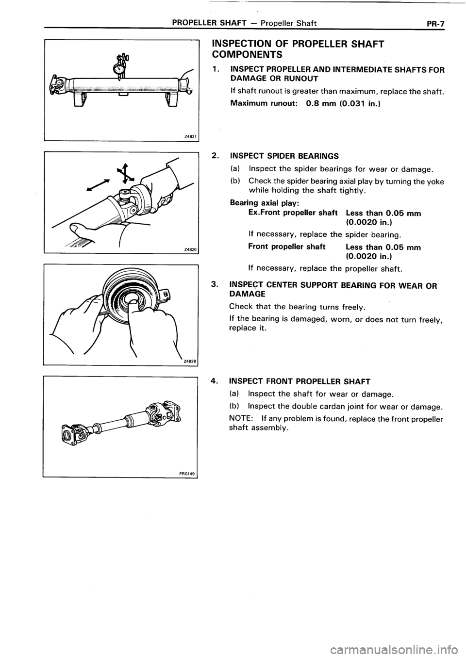 TOYOTA 4RUNNER 1986  Service Repair Manual 