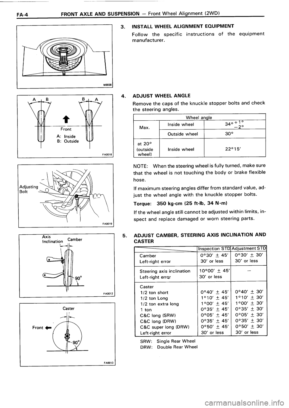 TOYOTA 4RUNNER 1986  Service Repair Manual 