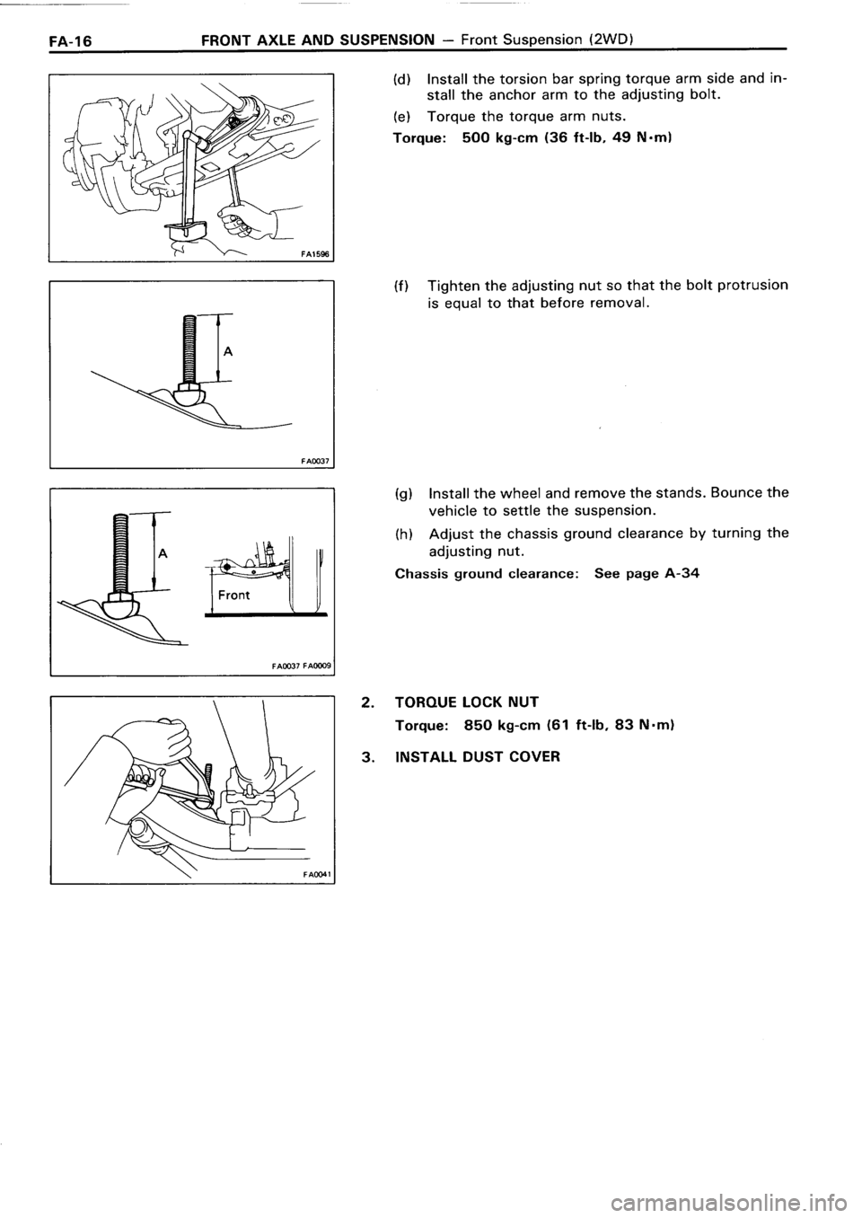 TOYOTA 4RUNNER 1986  Service Repair Manual 