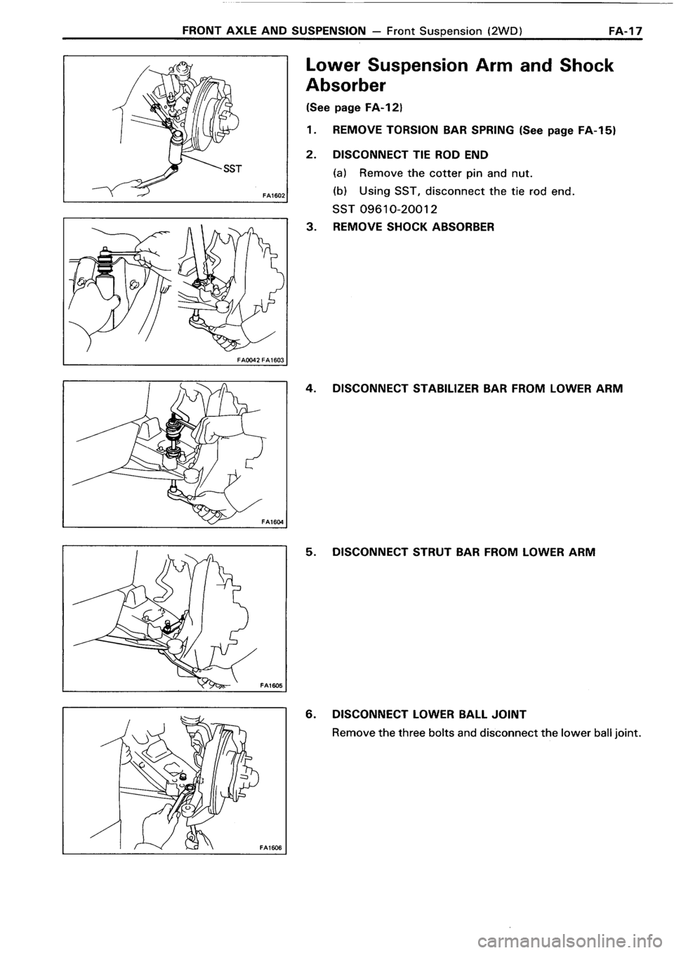 TOYOTA 4RUNNER 1986  Service Repair Manual 