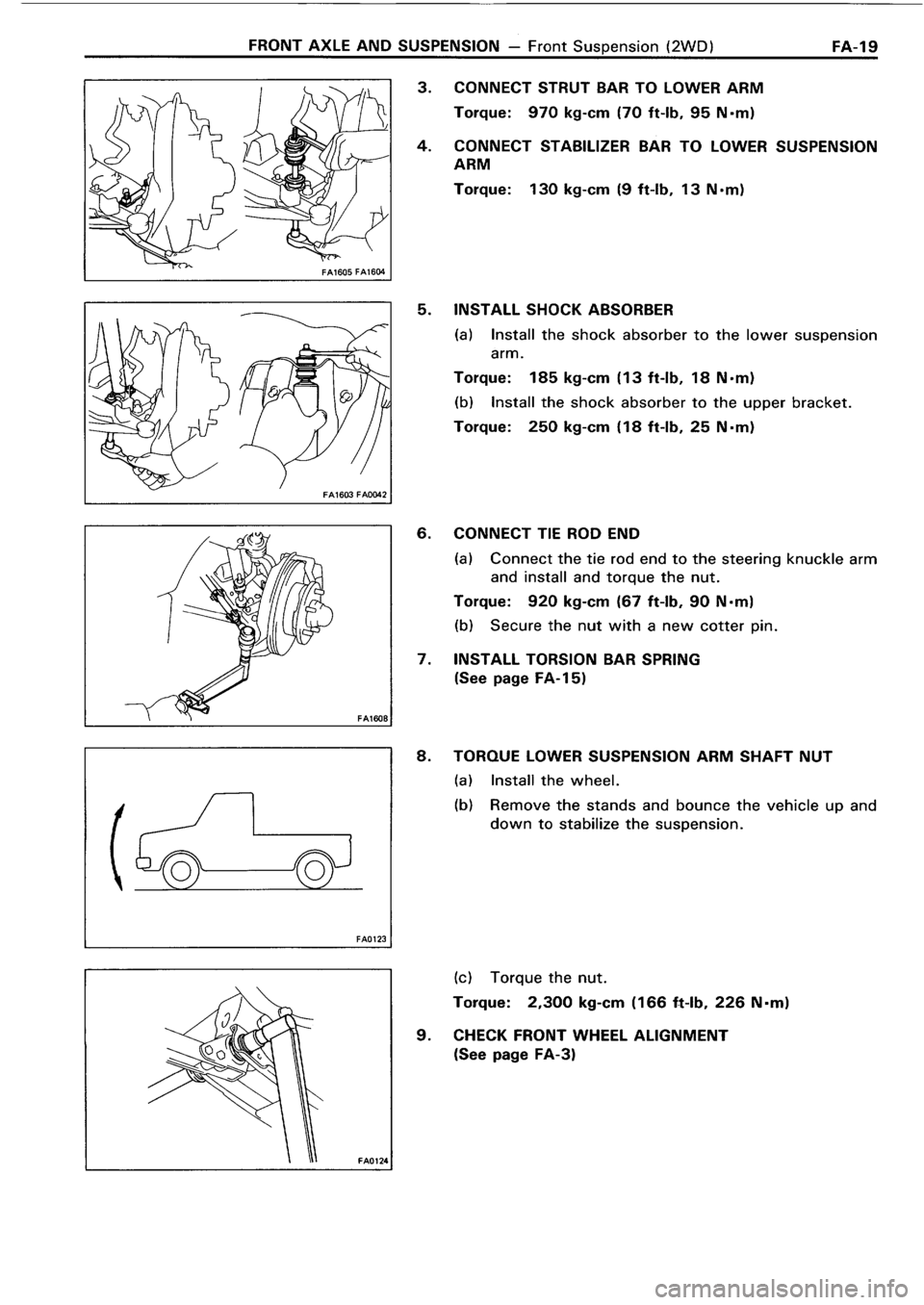TOYOTA 4RUNNER 1986  Service Repair Manual 