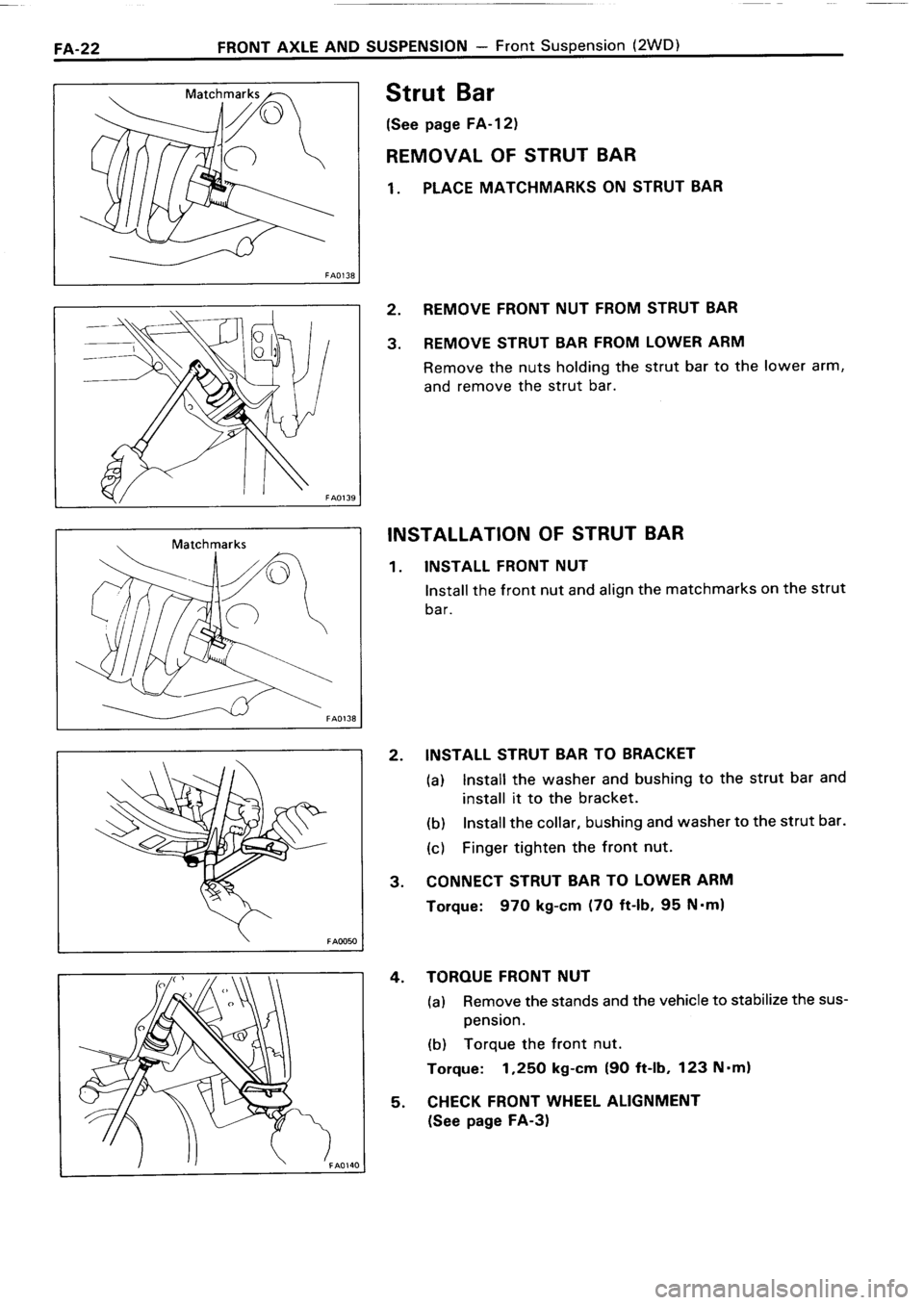 TOYOTA 4RUNNER 1986  Service Repair Manual 
