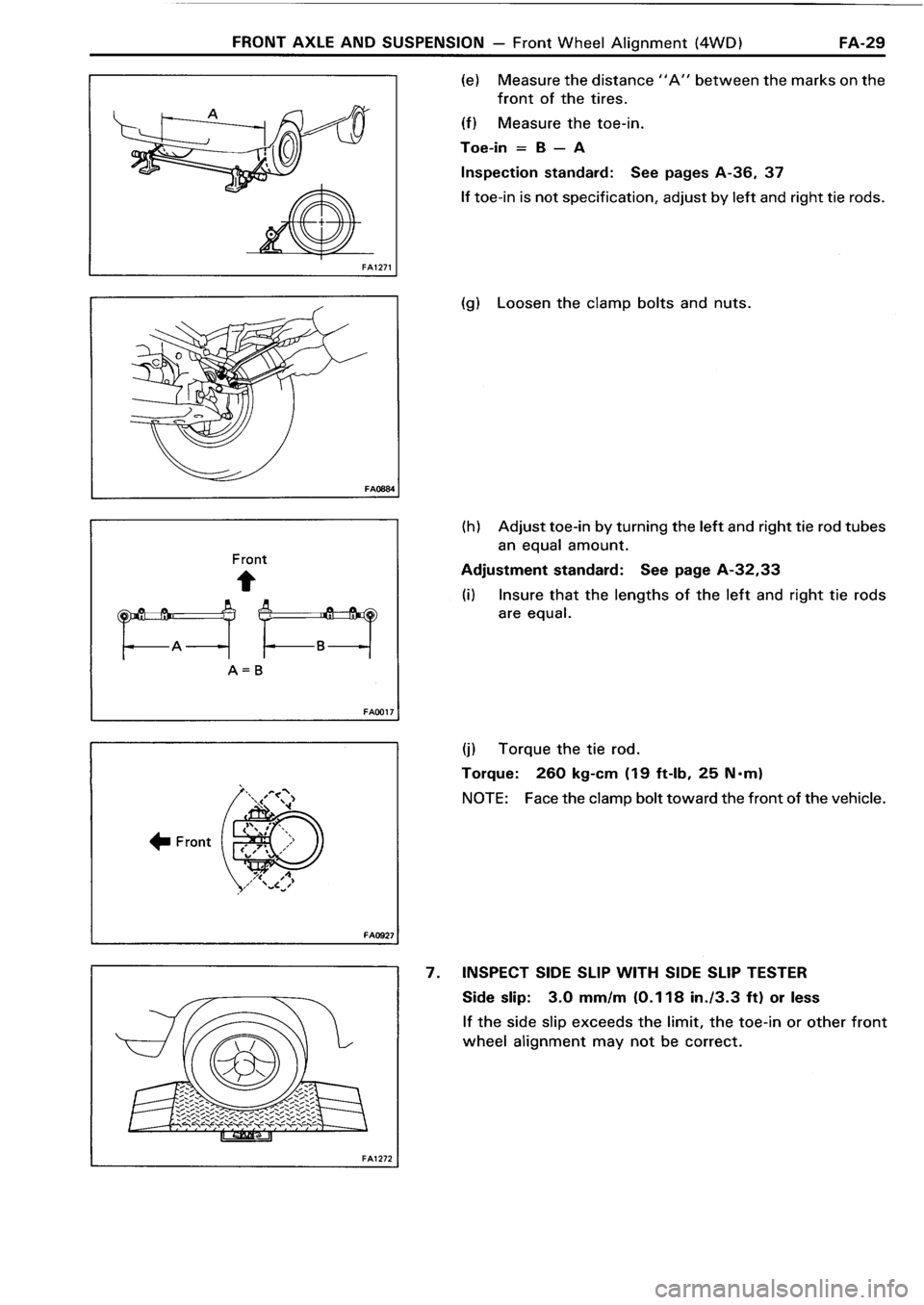 TOYOTA 4RUNNER 1986  Service Repair Manual 
