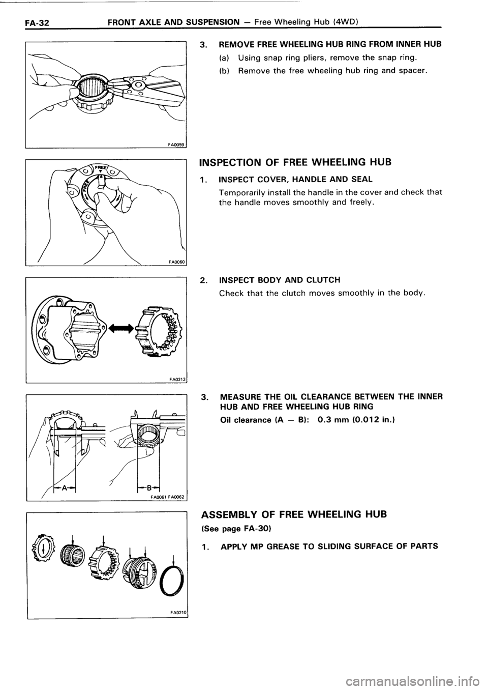 TOYOTA 4RUNNER 1986  Service Repair Manual 