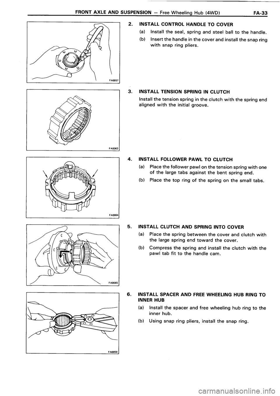 TOYOTA 4RUNNER 1986  Service Repair Manual 