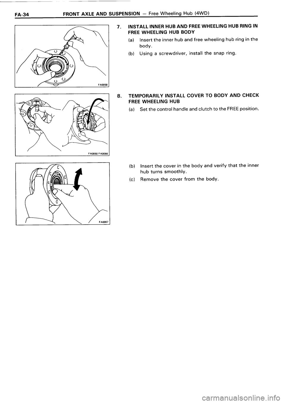 TOYOTA 4RUNNER 1986  Service Repair Manual 
