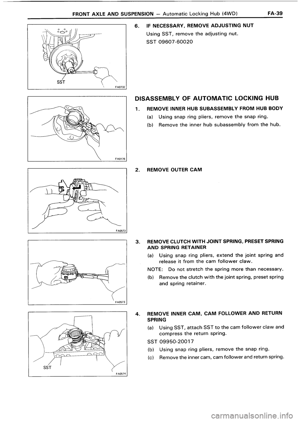 TOYOTA 4RUNNER 1986  Service Repair Manual 