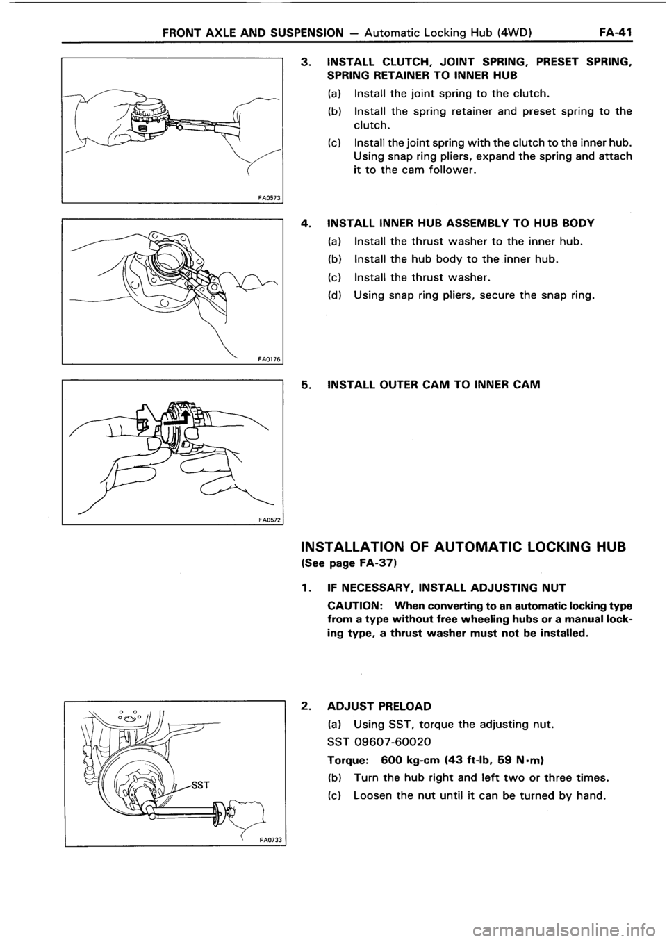 TOYOTA 4RUNNER 1986  Service Repair Manual 