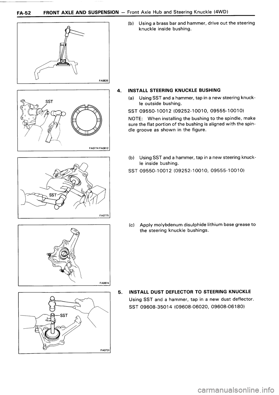 TOYOTA 4RUNNER 1986  Service Repair Manual 