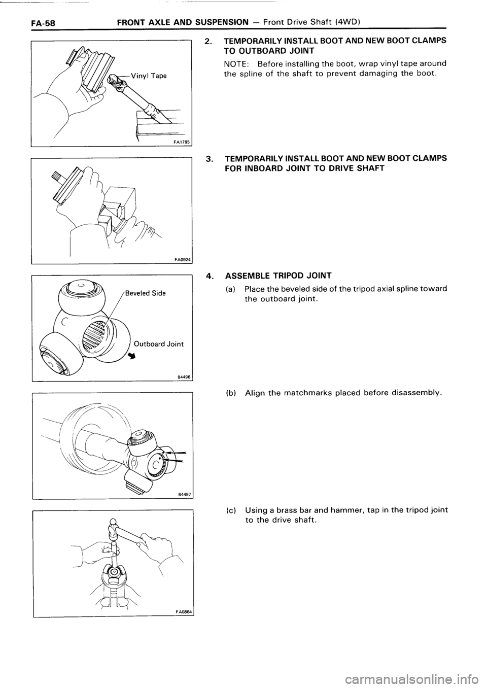 TOYOTA 4RUNNER 1986  Service Repair Manual 