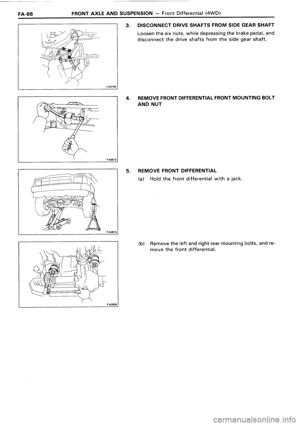 TOYOTA 4RUNNER 1986  Service Repair Manual 