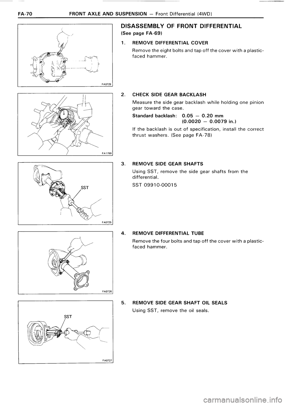 TOYOTA 4RUNNER 1986  Service Repair Manual 