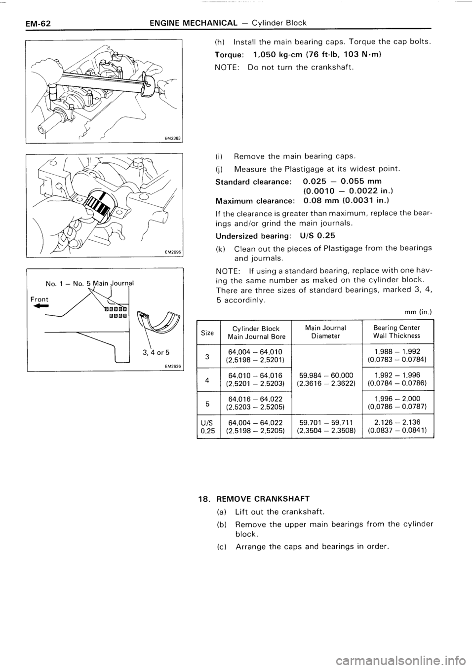TOYOTA 4RUNNER 1986  Service Repair Manual 