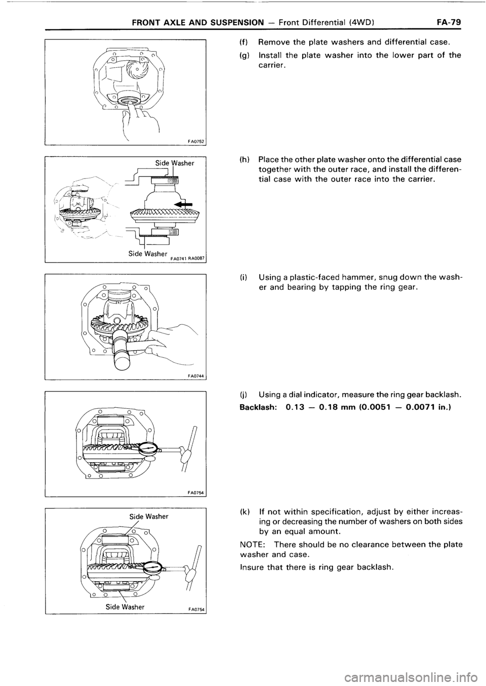 TOYOTA 4RUNNER 1986  Service Repair Manual 
