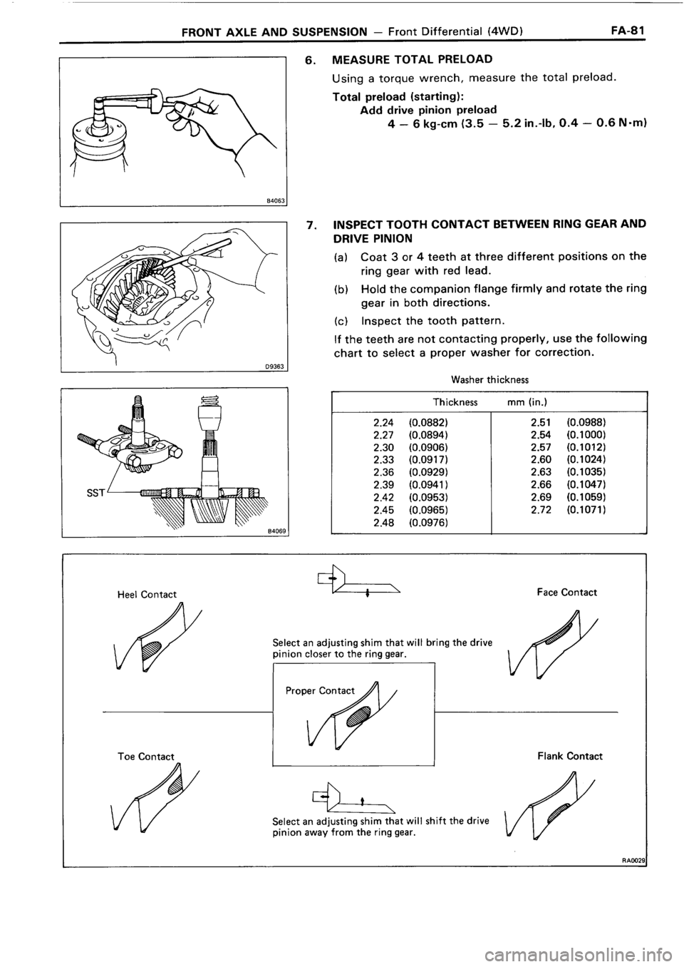 TOYOTA 4RUNNER 1986  Service Repair Manual 