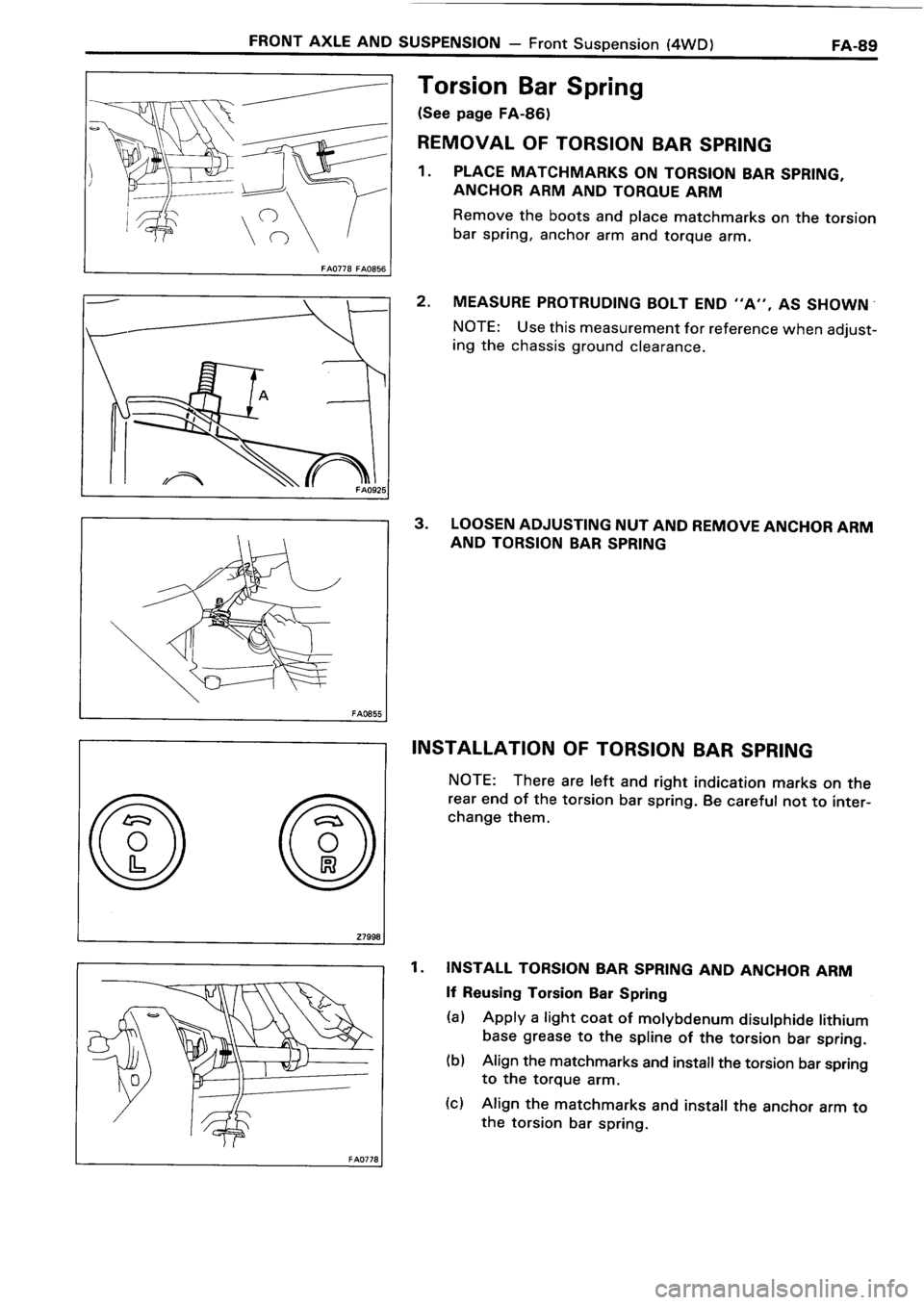TOYOTA 4RUNNER 1986  Service Repair Manual 