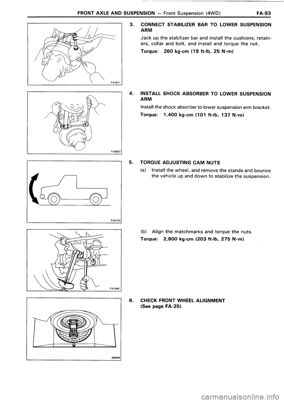 TOYOTA 4RUNNER 1986  Service Repair Manual 