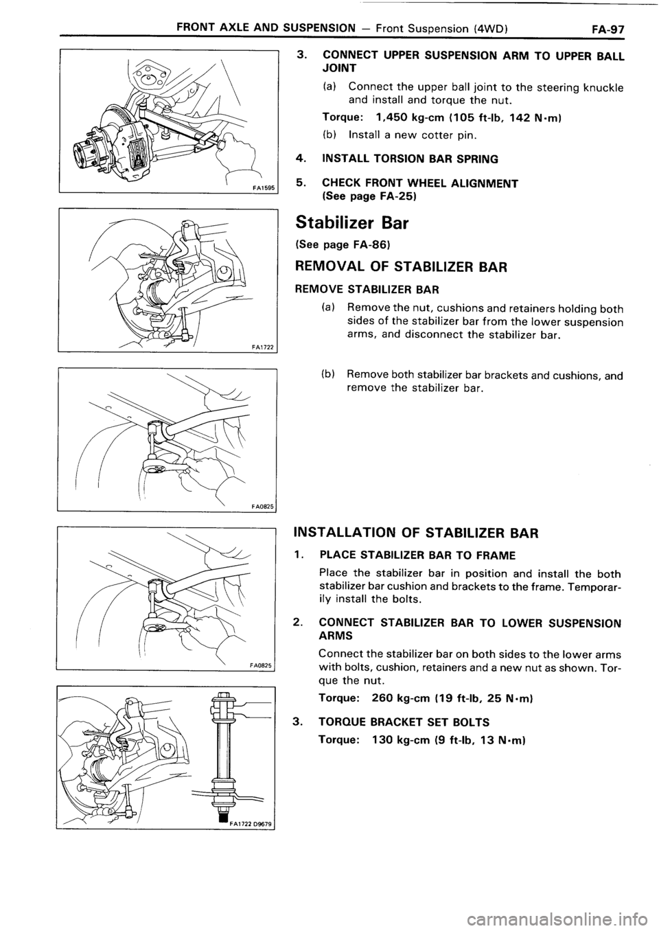 TOYOTA 4RUNNER 1986  Service Repair Manual 