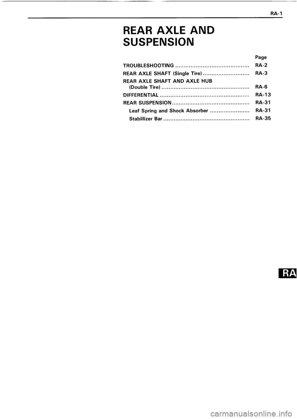 TOYOTA 4RUNNER 1986  Service Repair Manual 