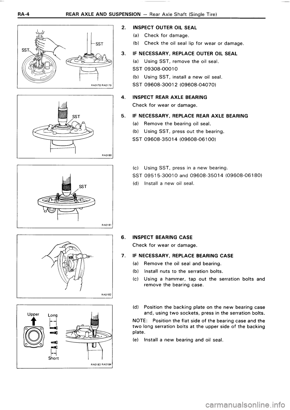 TOYOTA 4RUNNER 1986  Service Repair Manual 