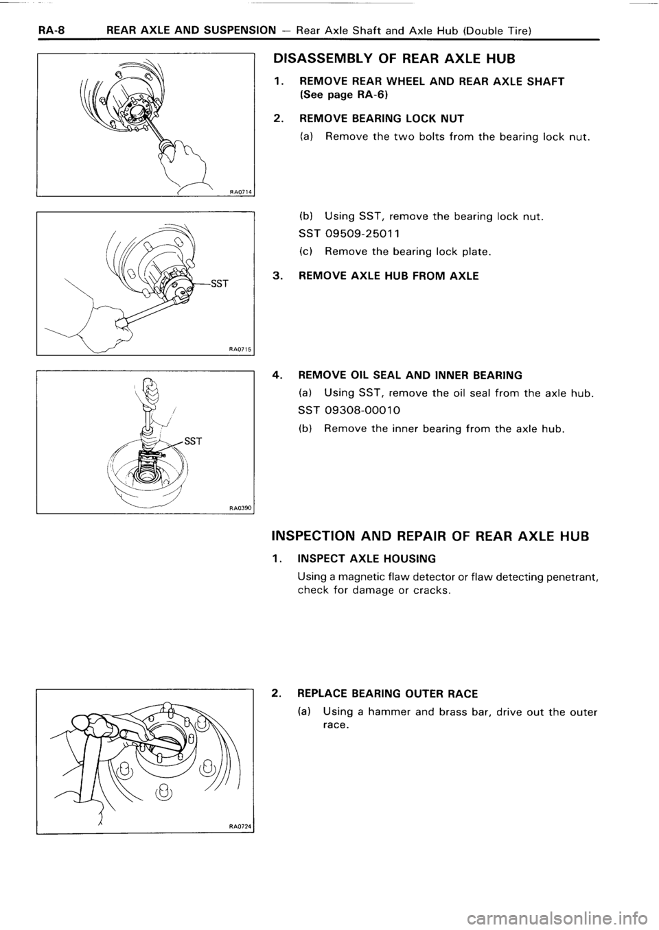 TOYOTA 4RUNNER 1986  Service Repair Manual 