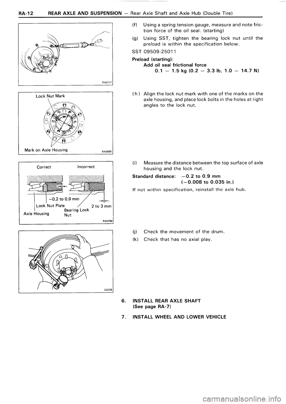 TOYOTA 4RUNNER 1986  Service Repair Manual 