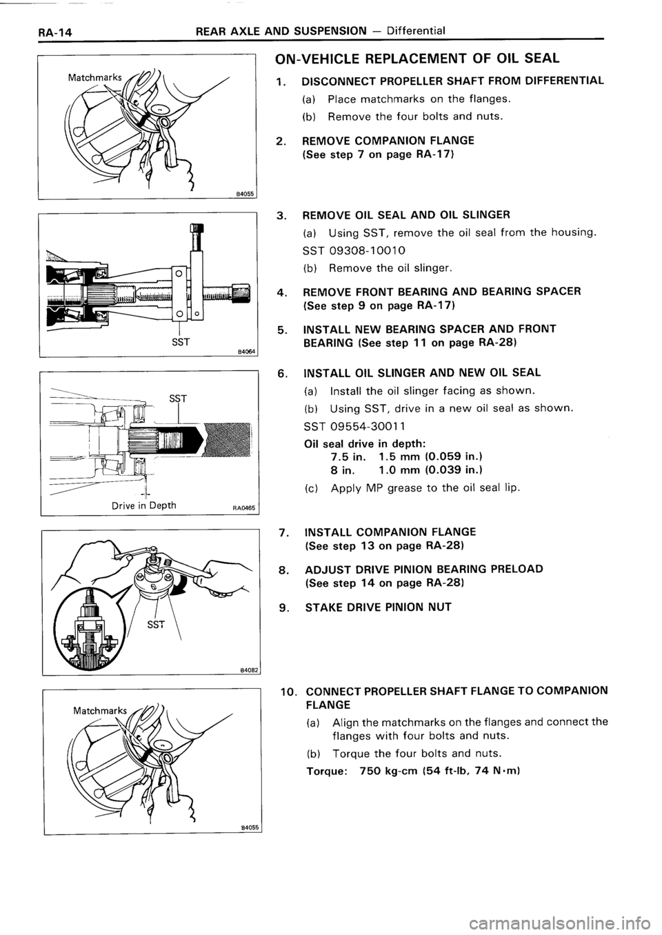 TOYOTA 4RUNNER 1986  Service Repair Manual 