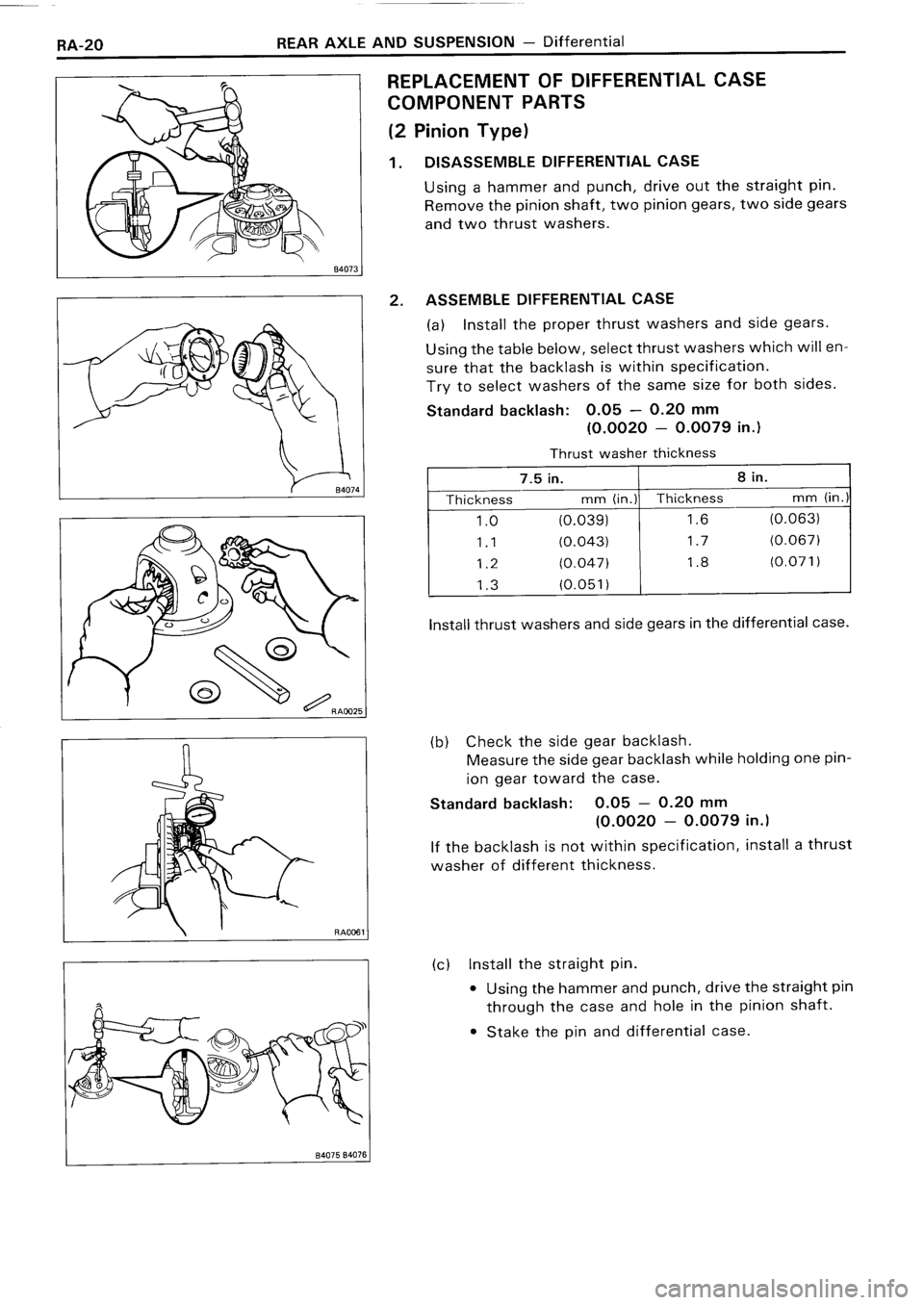 TOYOTA 4RUNNER 1986  Service Repair Manual 