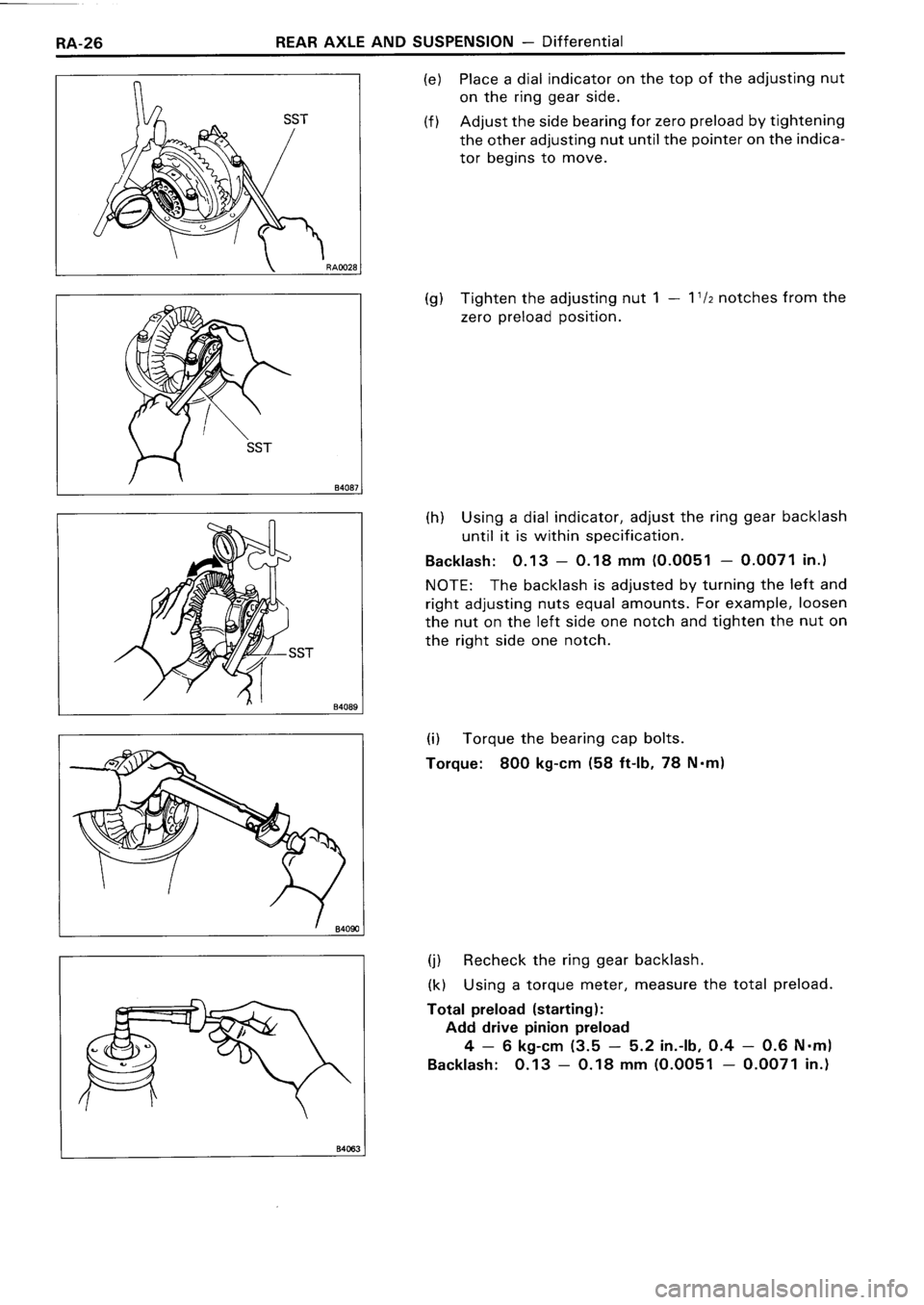 TOYOTA 4RUNNER 1986  Service Repair Manual 