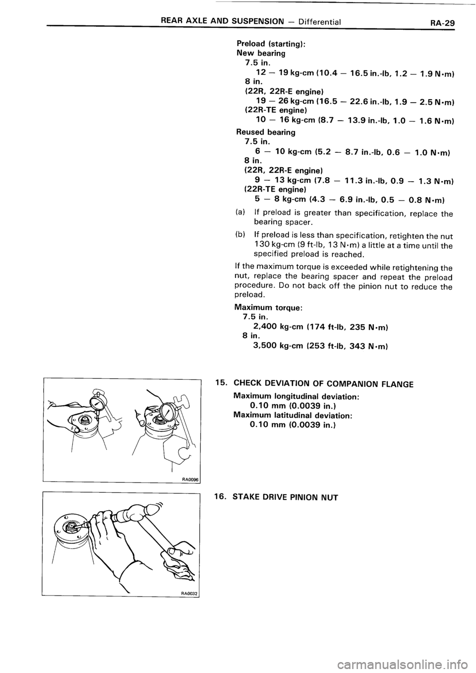 TOYOTA 4RUNNER 1986  Service Repair Manual 