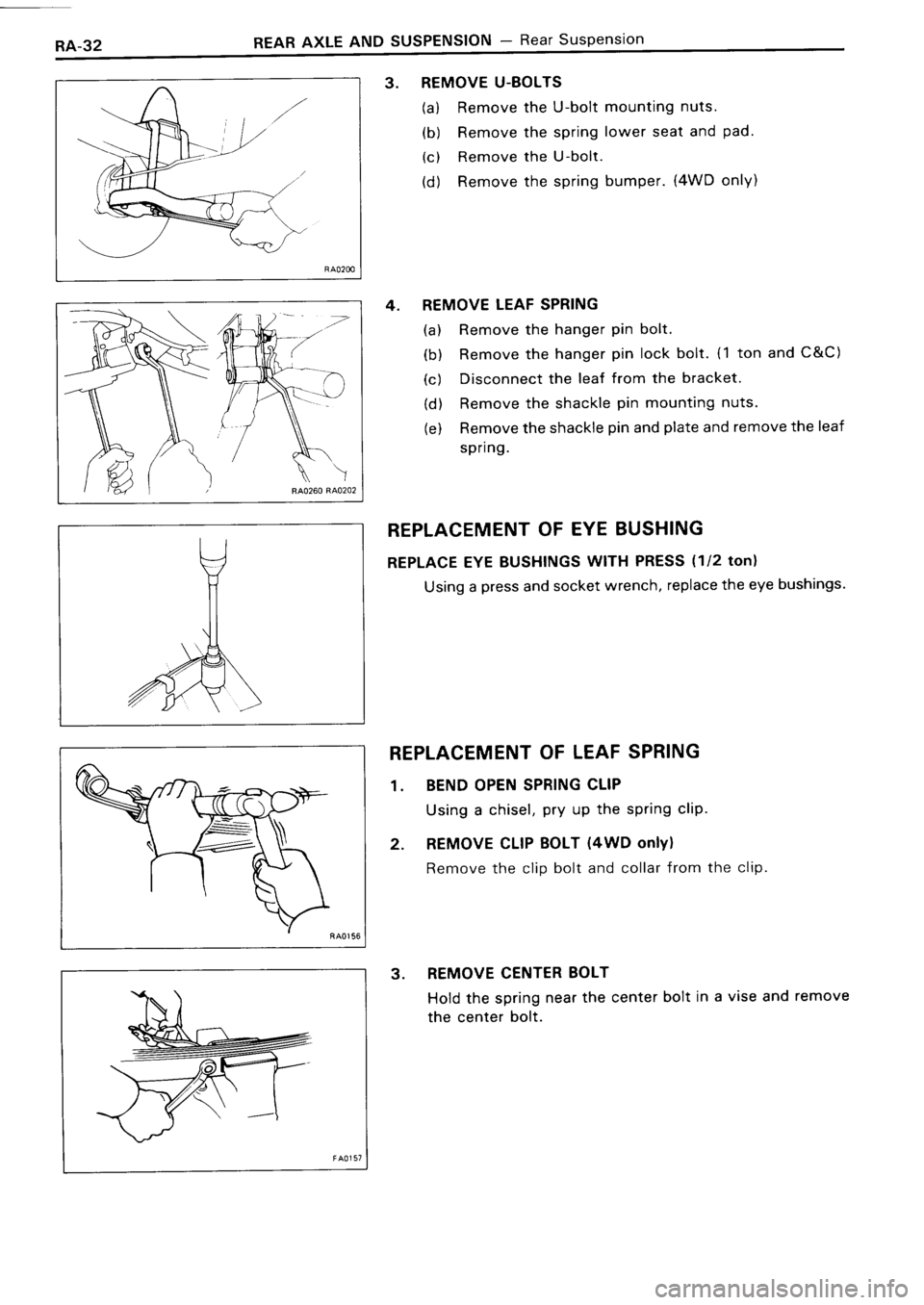TOYOTA 4RUNNER 1986  Service Repair Manual 