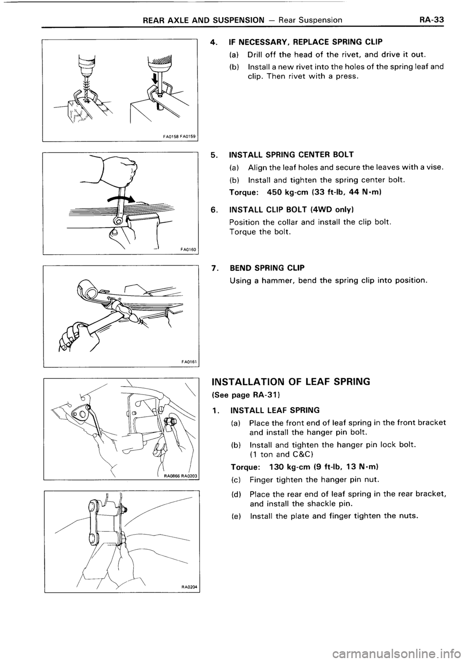 TOYOTA 4RUNNER 1986  Service Repair Manual 