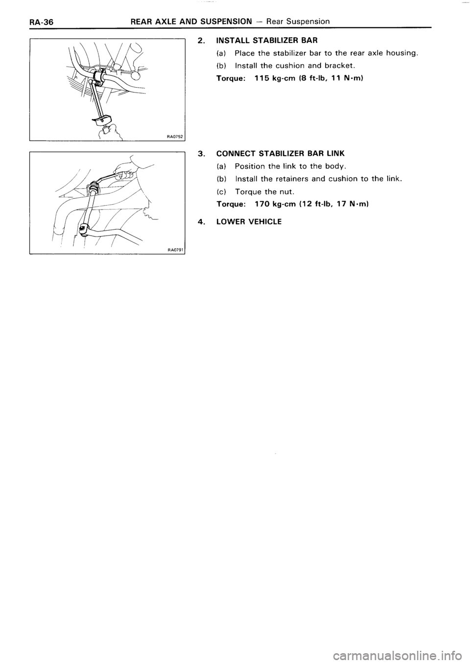 TOYOTA 4RUNNER 1986  Service Repair Manual 