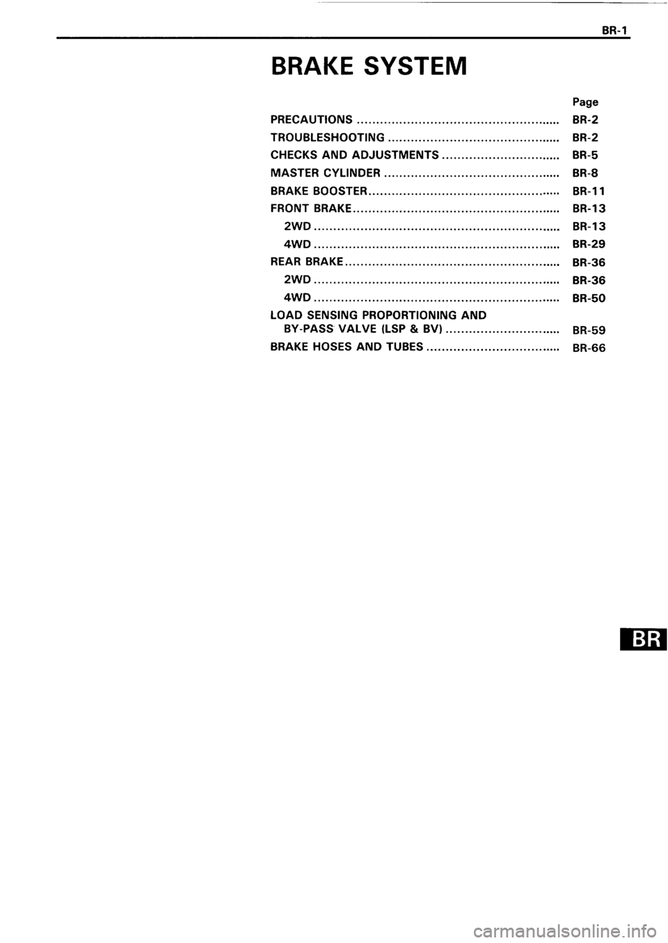 TOYOTA 4RUNNER 1986  Service Repair Manual 