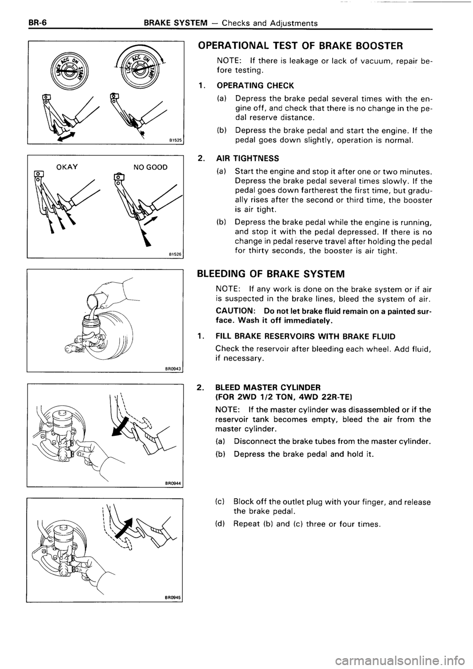 TOYOTA 4RUNNER 1986  Service Repair Manual 