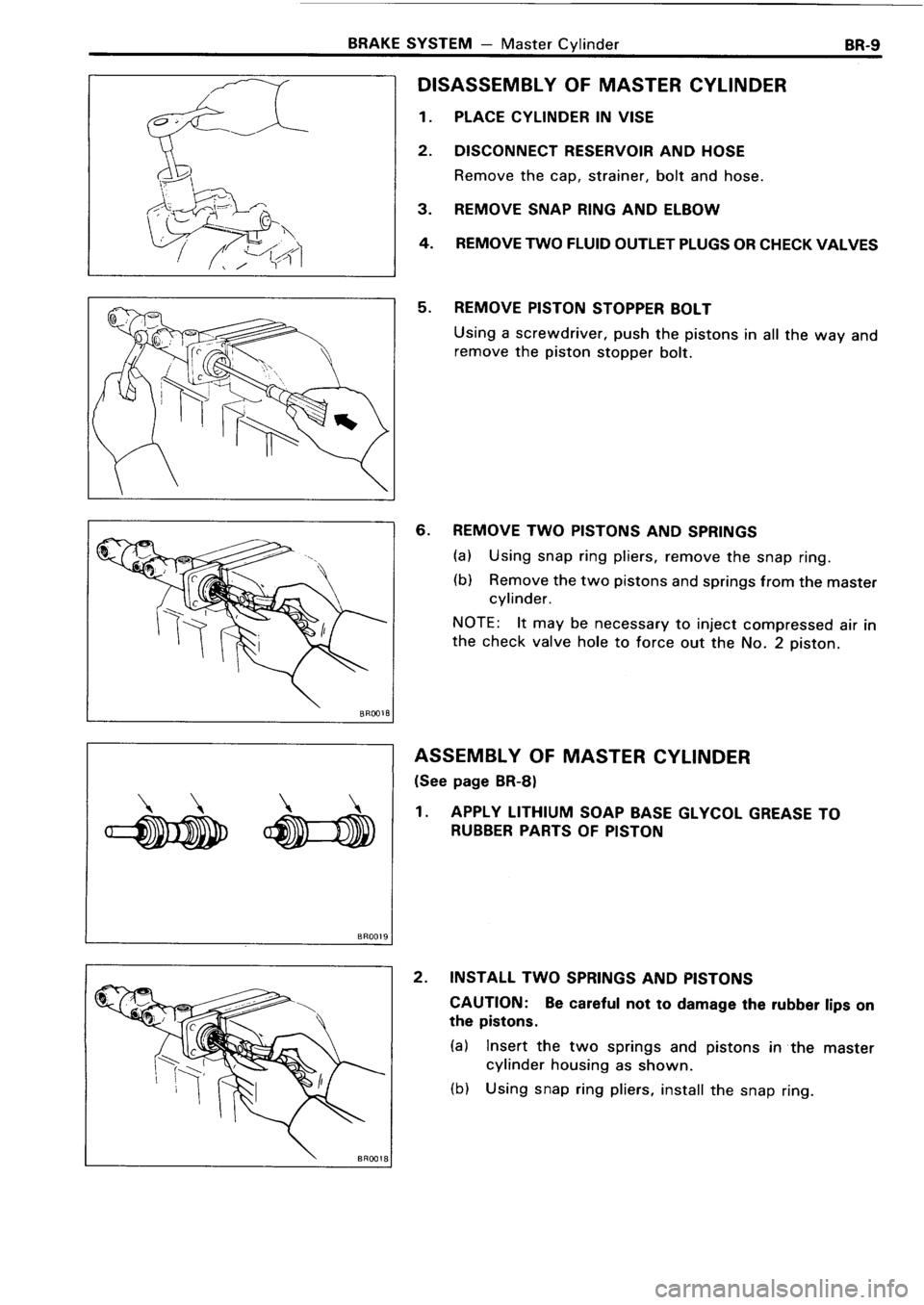 TOYOTA 4RUNNER 1986  Service Repair Manual 