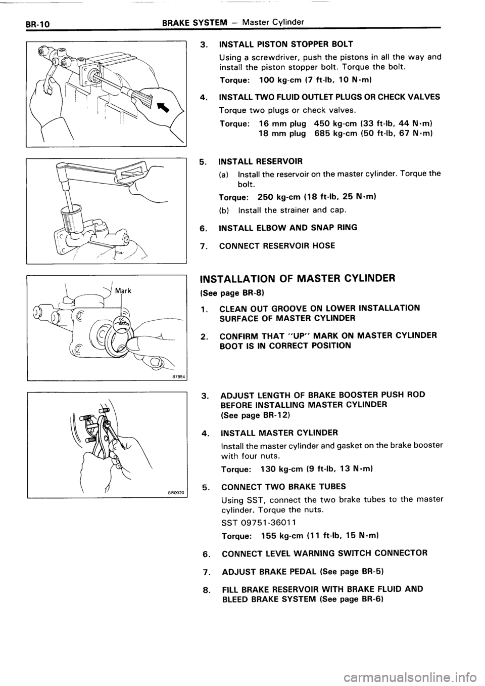 TOYOTA 4RUNNER 1986  Service Repair Manual 
