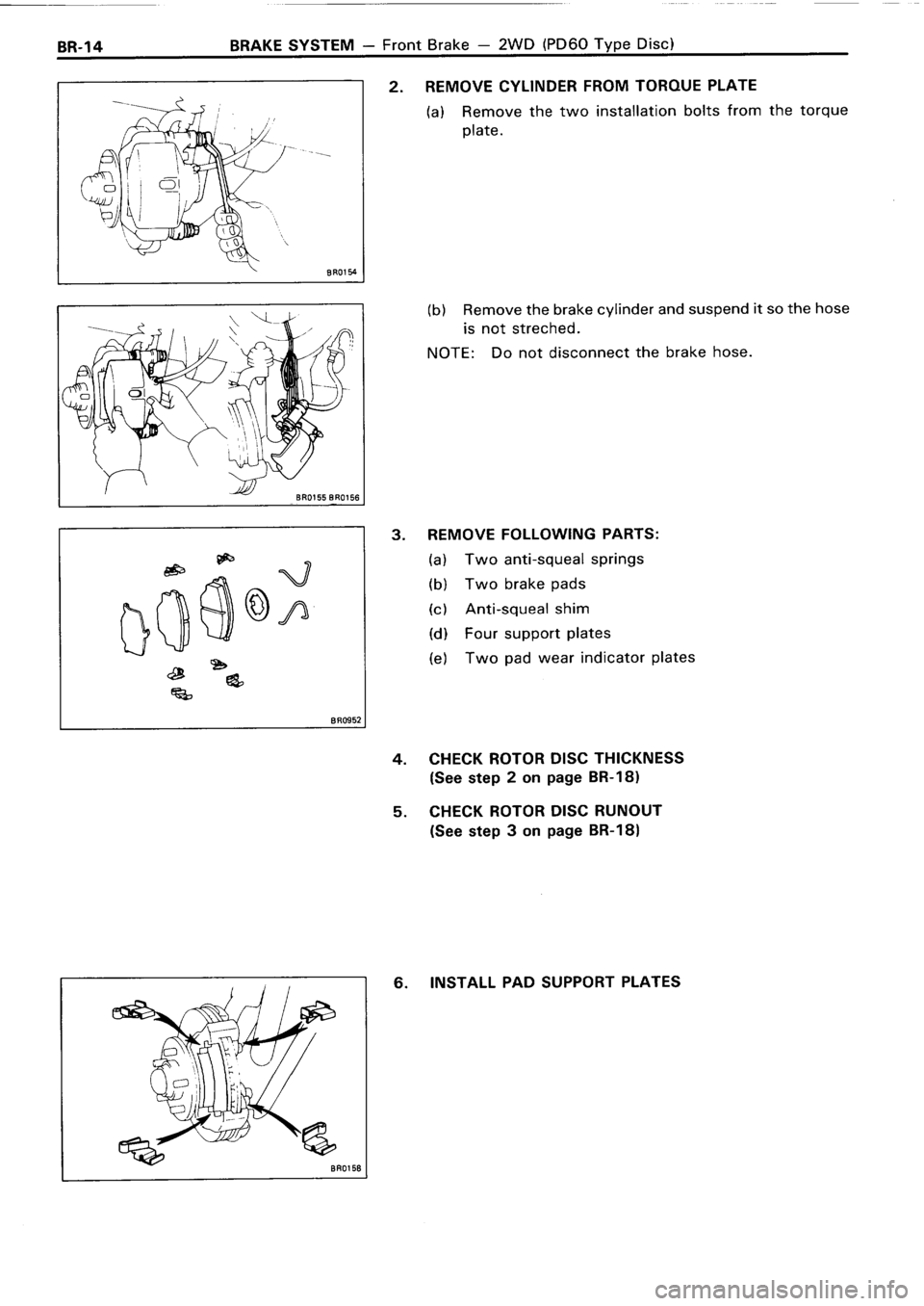 TOYOTA 4RUNNER 1986  Service Repair Manual 