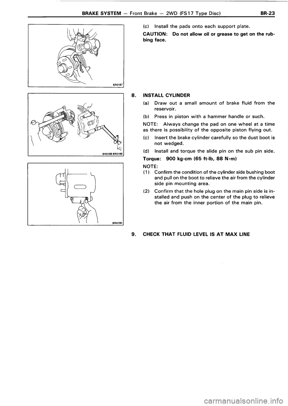 TOYOTA 4RUNNER 1986  Service Repair Manual 