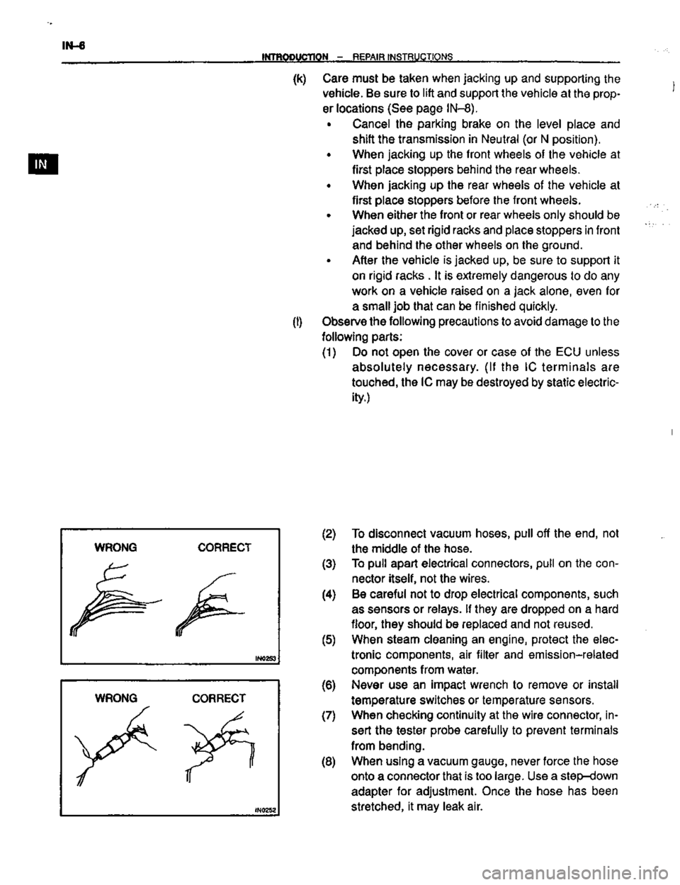 TOYOTA CELICA 1999  Service Repair Manual 