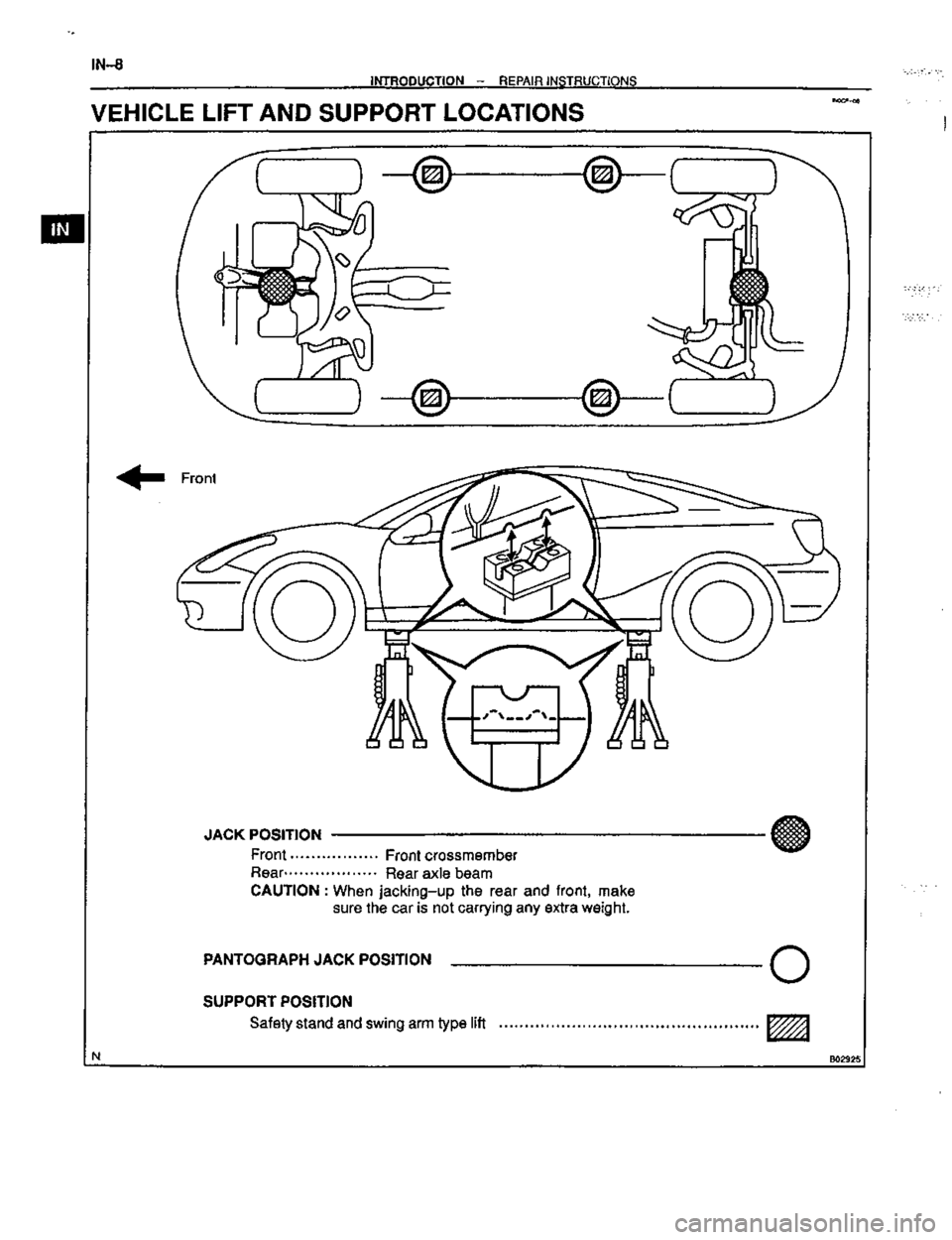 TOYOTA CELICA 1999  Service Repair Manual 