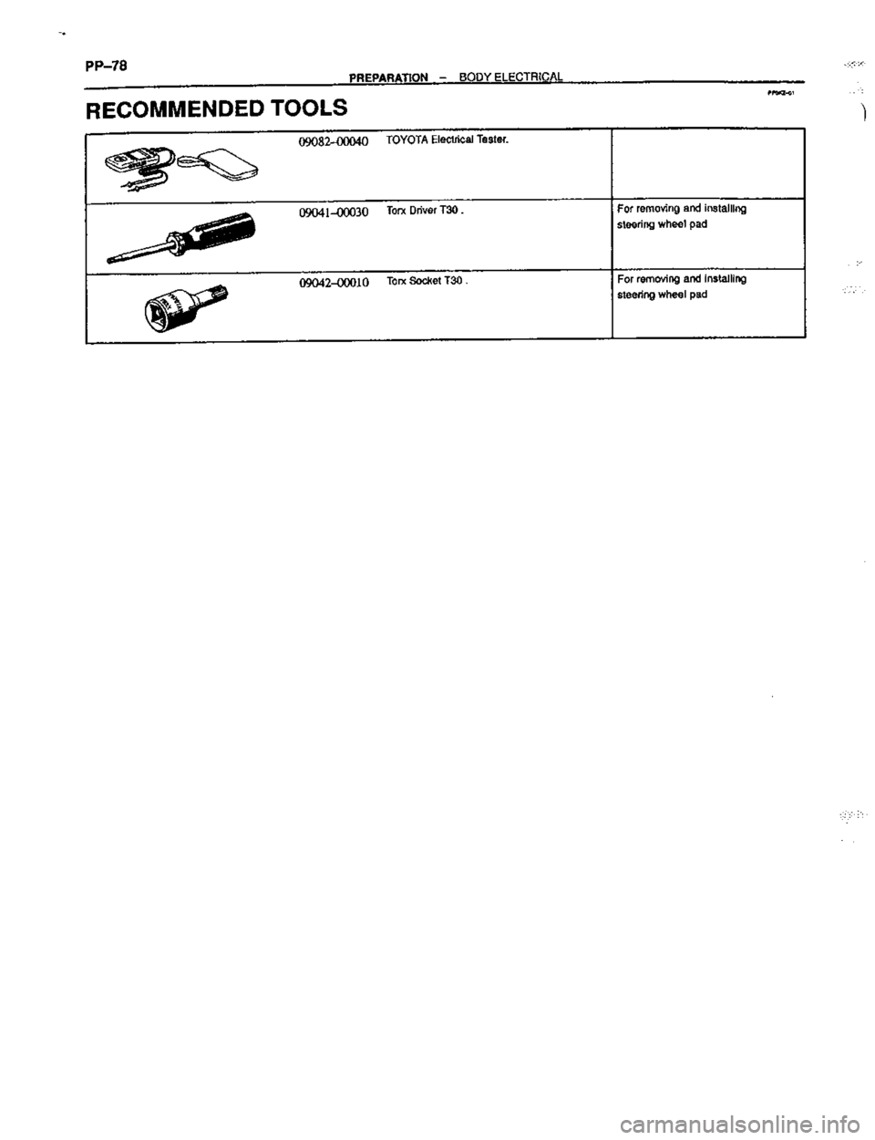 TOYOTA CELICA 1999  Service Repair Manual 