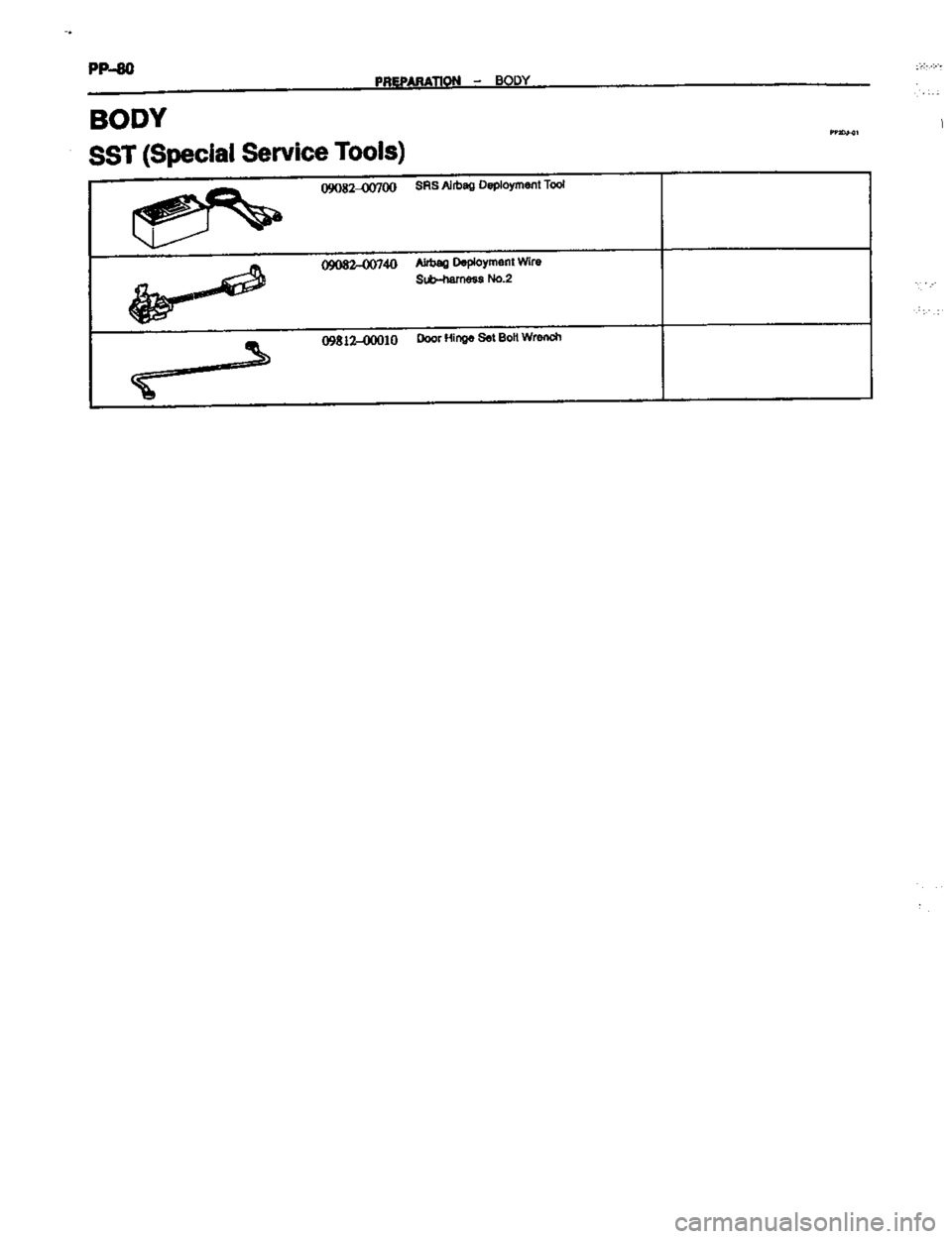 TOYOTA CELICA 1999  Service Repair Manual 