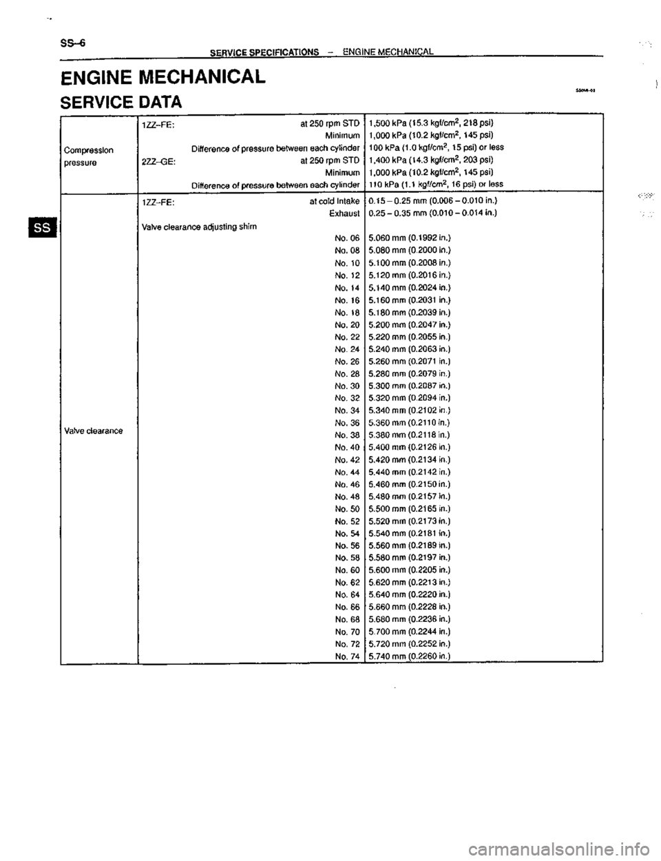 TOYOTA CELICA 1999  Service Repair Manual 