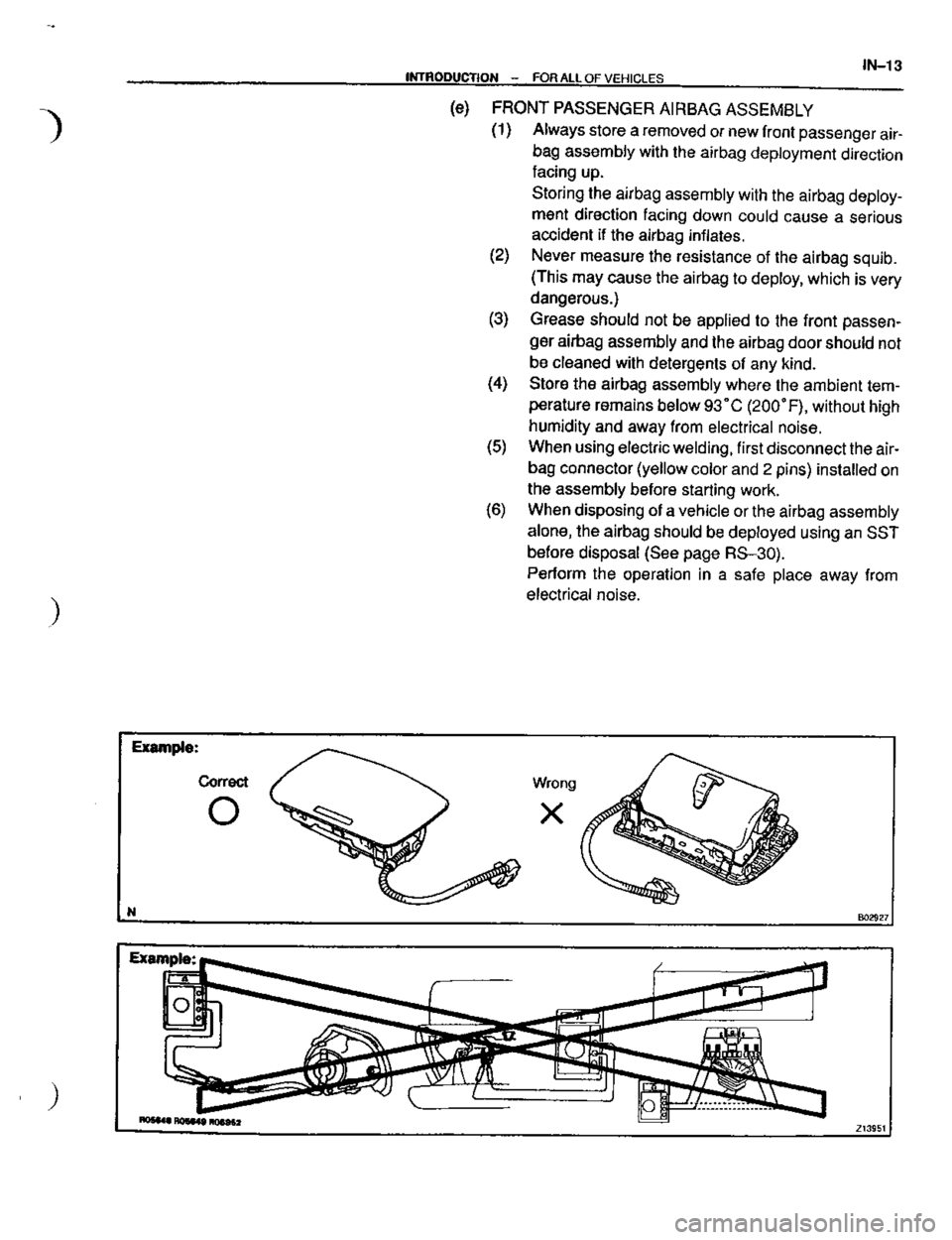 TOYOTA CELICA 1999  Service Repair Manual 
